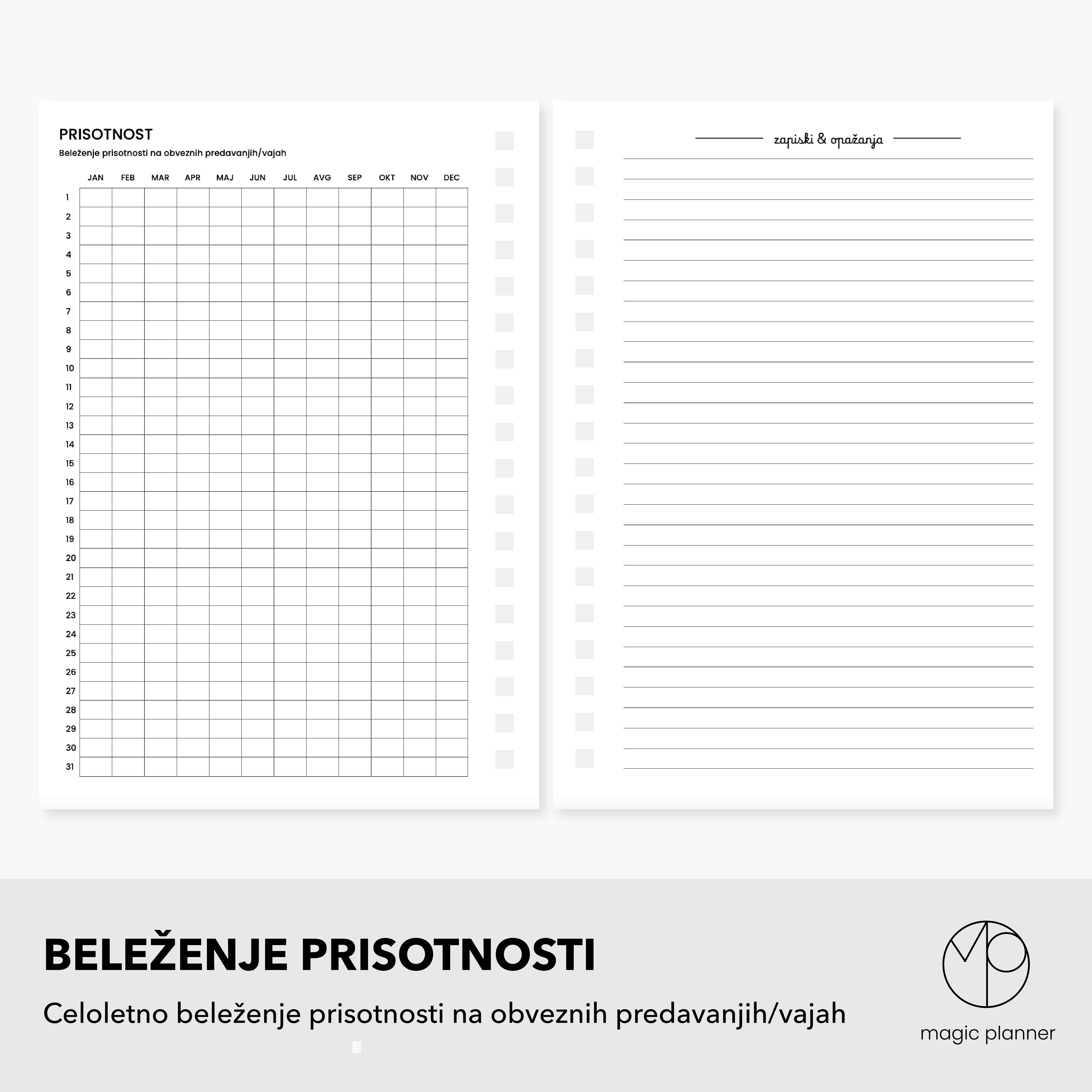 Beleženje prisotnosti