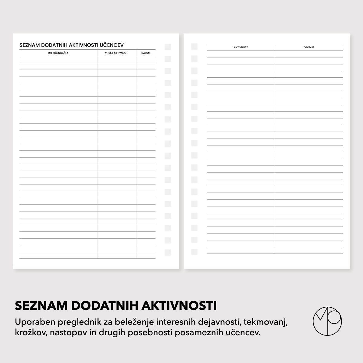 Dodatne aktivnosti