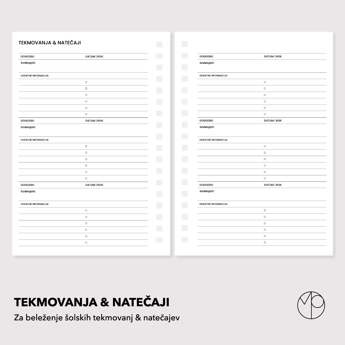 Tekmovanja & natečaji
