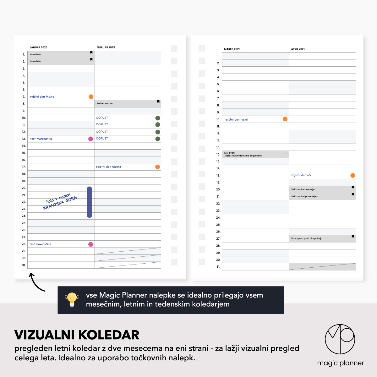 Vizualni koledar