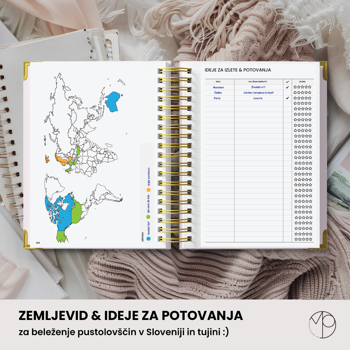 Zemljevid & ideje za potovanja